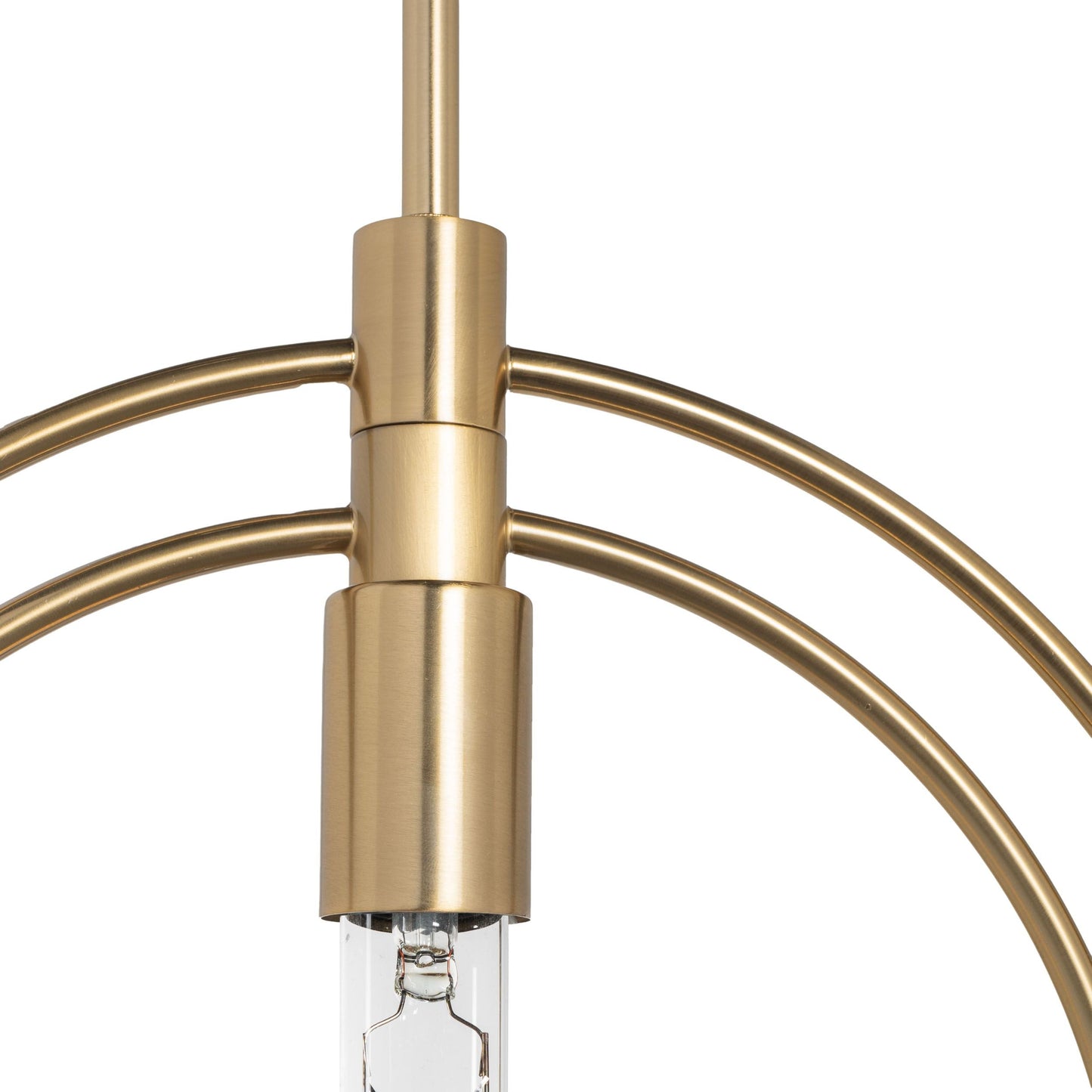 Nyla Single Light Brass Pendant