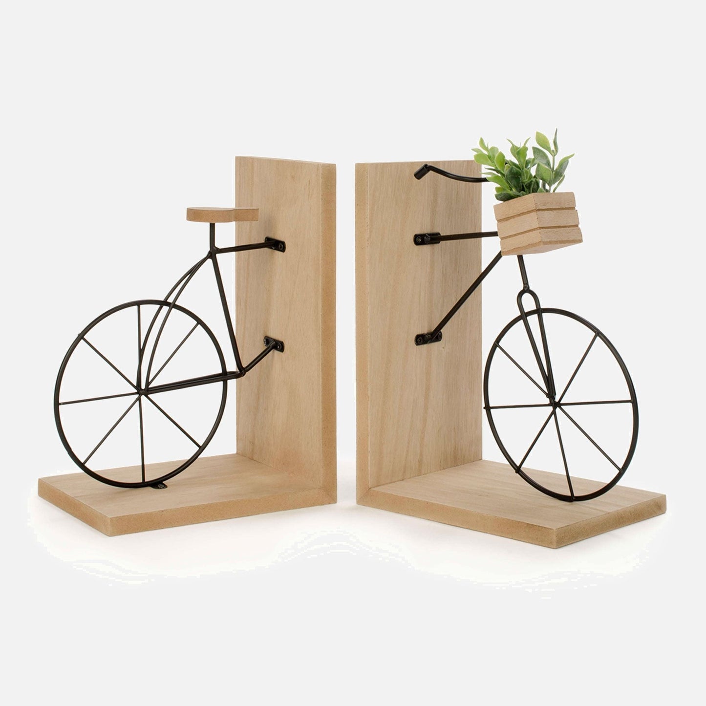 Set of 2 Bicycle Bookends