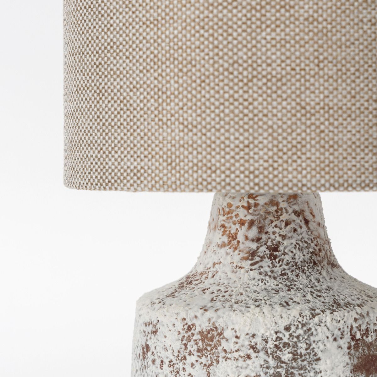 Sheryle Ceramic Table Lamp with Plain Base - Taupe